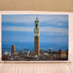 Vintage Veduta di Siena Basilica Domenico Federico Muzzi Italy Italian Postcard